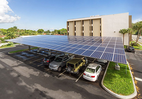 Solar power energy for Parking Lots